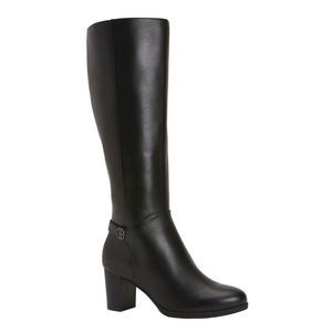 Giani Bernini Womens Adonnys Wide-Calf Leather Dress Boots
